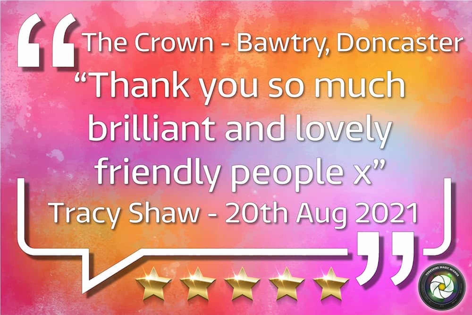 The Crown Bawtry Tracy Shaw Wedding 2022